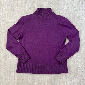 Vintage Carlisle Silk Cashmere Purple Sweater XL